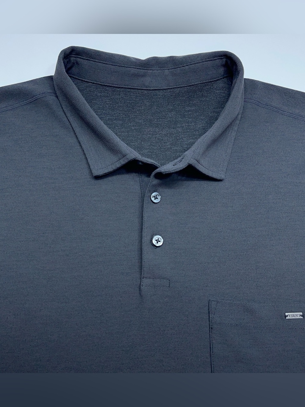 Vuori Ace Polo Shirt Mens 2XL Charcoal Gray Short Sleeve Pocket Golf V164